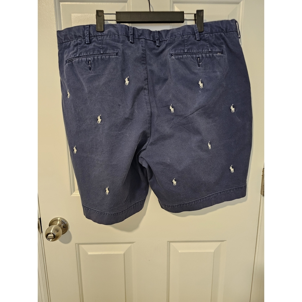 $99 Polo Ralph Lauren Men's Blue Embroidered Stretch Classic Fit Size 42 - Picture 3 of 4